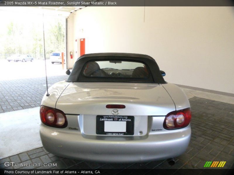 Sunlight Silver Metallic / Black 2005 Mazda MX-5 Miata Roadster