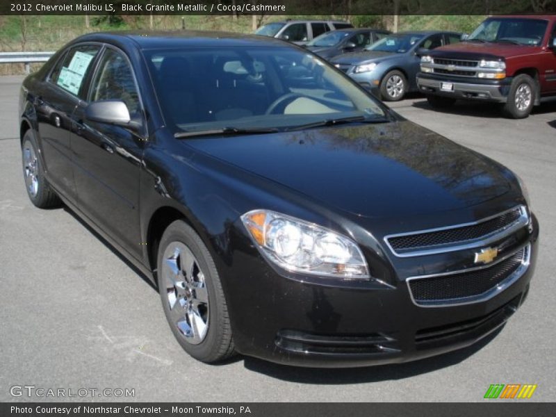 Black Granite Metallic / Cocoa/Cashmere 2012 Chevrolet Malibu LS