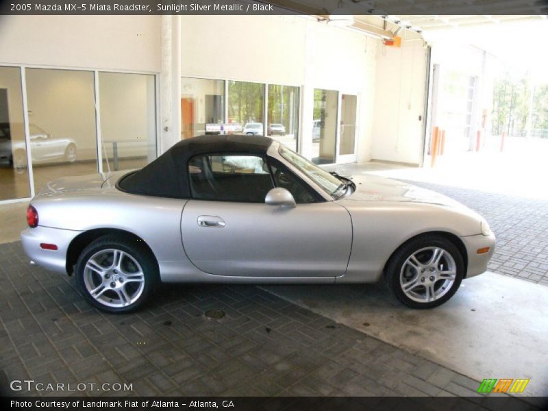 Sunlight Silver Metallic / Black 2005 Mazda MX-5 Miata Roadster