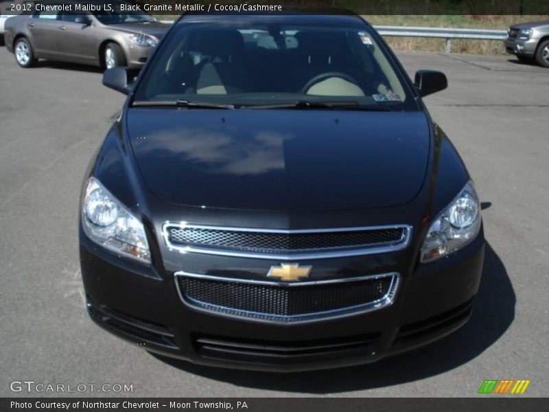 Black Granite Metallic / Cocoa/Cashmere 2012 Chevrolet Malibu LS