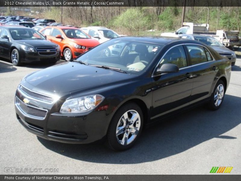 Black Granite Metallic / Cocoa/Cashmere 2012 Chevrolet Malibu LS