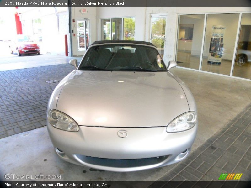 Sunlight Silver Metallic / Black 2005 Mazda MX-5 Miata Roadster