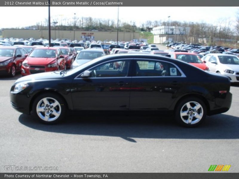 Black Granite Metallic / Cocoa/Cashmere 2012 Chevrolet Malibu LS
