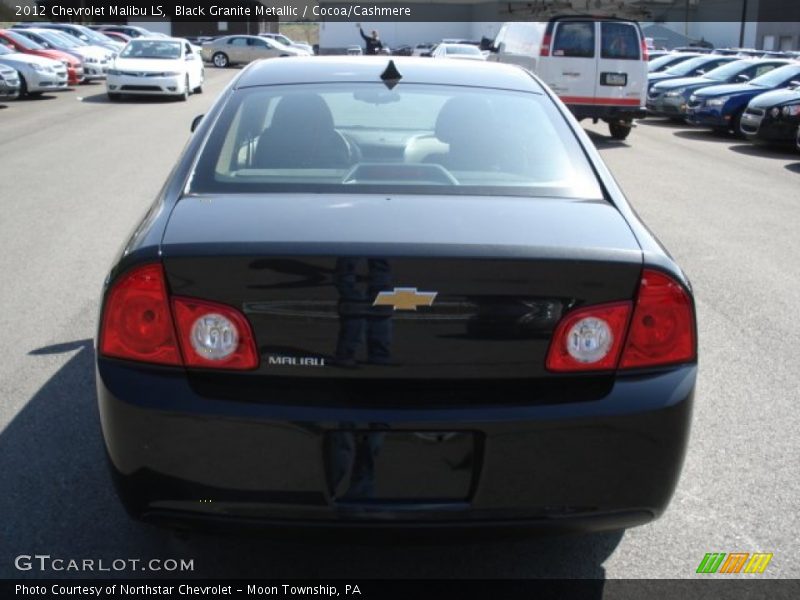 Black Granite Metallic / Cocoa/Cashmere 2012 Chevrolet Malibu LS
