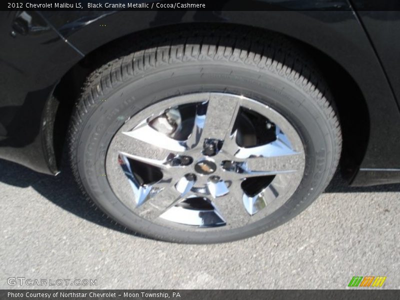 Black Granite Metallic / Cocoa/Cashmere 2012 Chevrolet Malibu LS