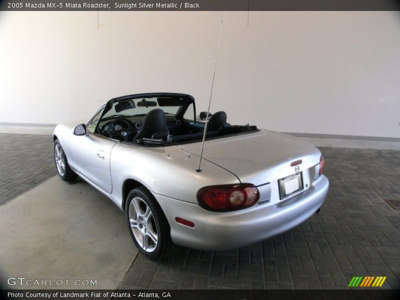 Sunlight Silver Metallic / Black 2005 Mazda MX-5 Miata Roadster