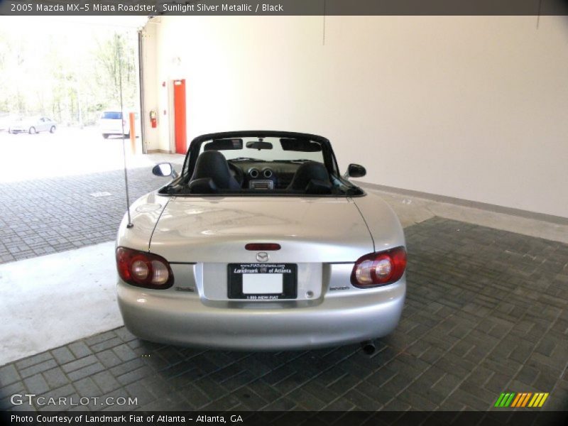 Sunlight Silver Metallic / Black 2005 Mazda MX-5 Miata Roadster