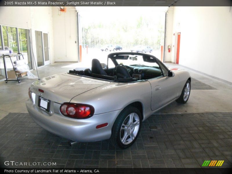 Sunlight Silver Metallic / Black 2005 Mazda MX-5 Miata Roadster