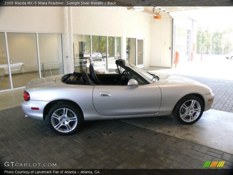 Sunlight Silver Metallic / Black 2005 Mazda MX-5 Miata Roadster