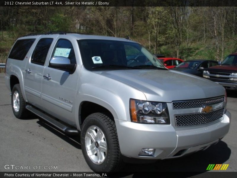 Silver Ice Metallic / Ebony 2012 Chevrolet Suburban LT 4x4