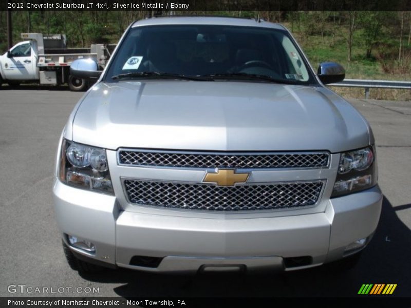 Silver Ice Metallic / Ebony 2012 Chevrolet Suburban LT 4x4