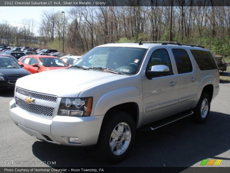 Silver Ice Metallic / Ebony 2012 Chevrolet Suburban LT 4x4