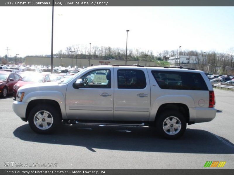 Silver Ice Metallic / Ebony 2012 Chevrolet Suburban LT 4x4