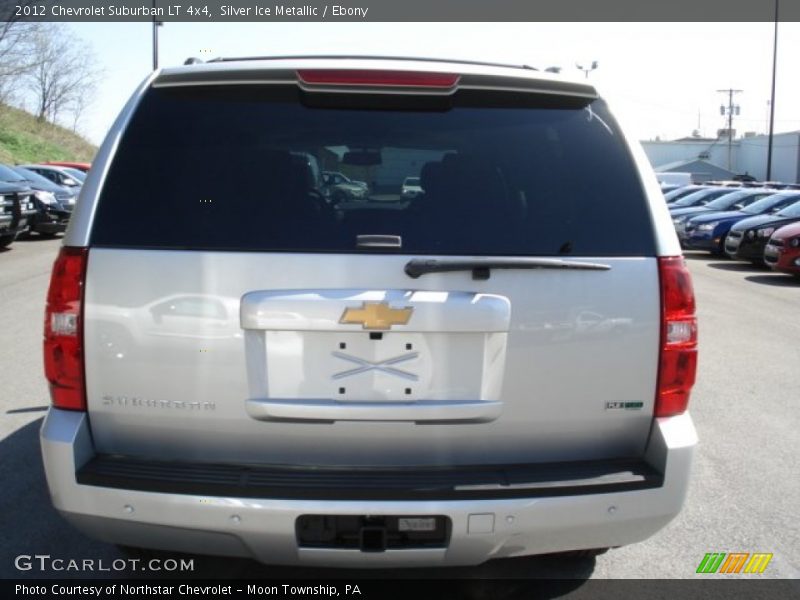 Silver Ice Metallic / Ebony 2012 Chevrolet Suburban LT 4x4