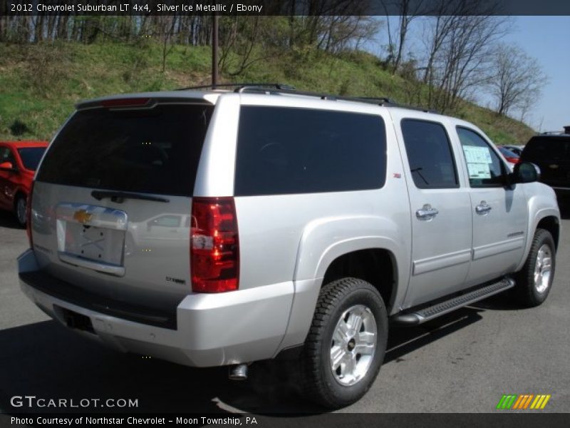 Silver Ice Metallic / Ebony 2012 Chevrolet Suburban LT 4x4