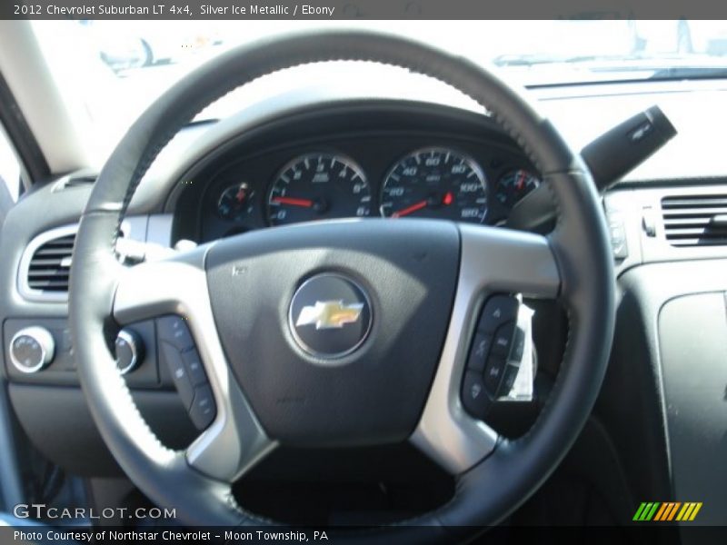 Silver Ice Metallic / Ebony 2012 Chevrolet Suburban LT 4x4