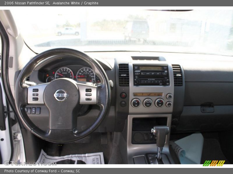 Avalanche White / Graphite 2006 Nissan Pathfinder SE