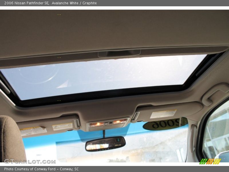Avalanche White / Graphite 2006 Nissan Pathfinder SE