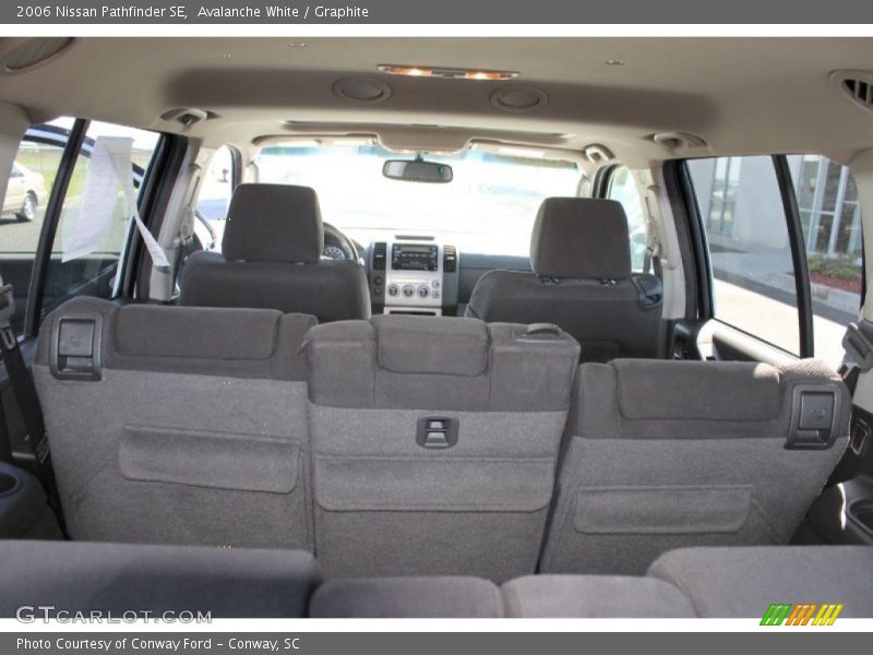 Avalanche White / Graphite 2006 Nissan Pathfinder SE