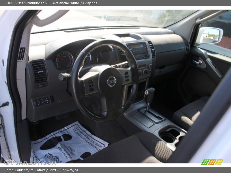 Avalanche White / Graphite 2006 Nissan Pathfinder SE