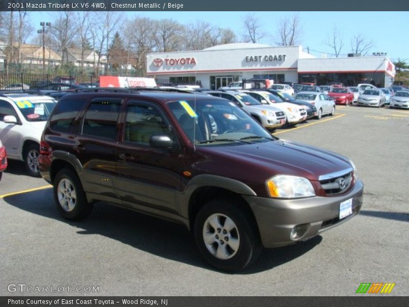 Chestnut Metallic / Beige 2001 Mazda Tribute LX V6 4WD