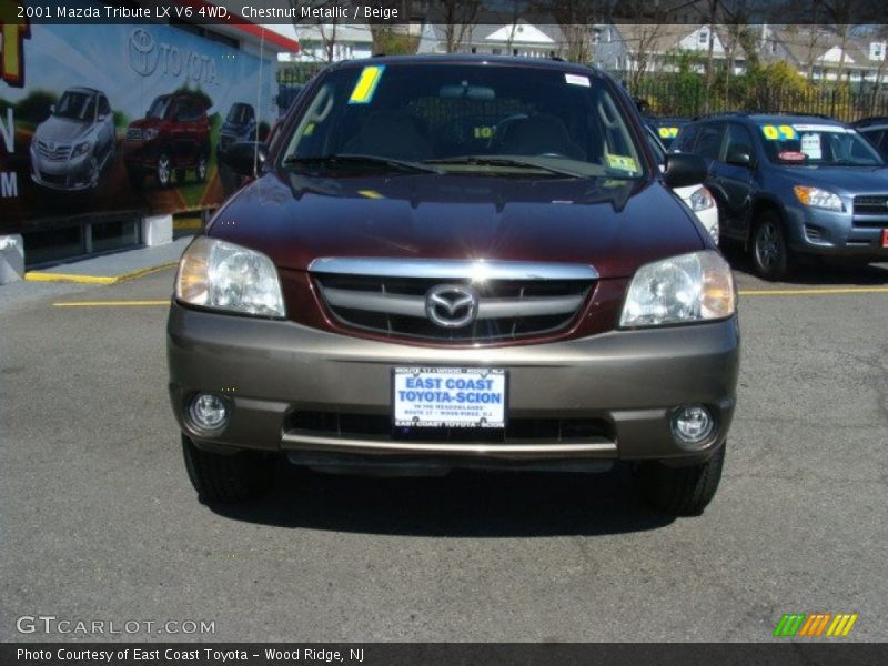Chestnut Metallic / Beige 2001 Mazda Tribute LX V6 4WD