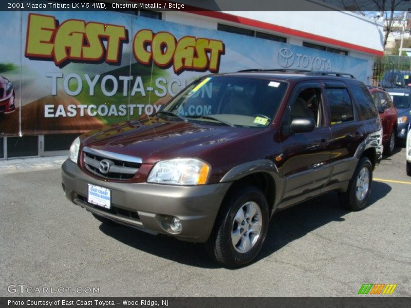 Chestnut Metallic / Beige 2001 Mazda Tribute LX V6 4WD