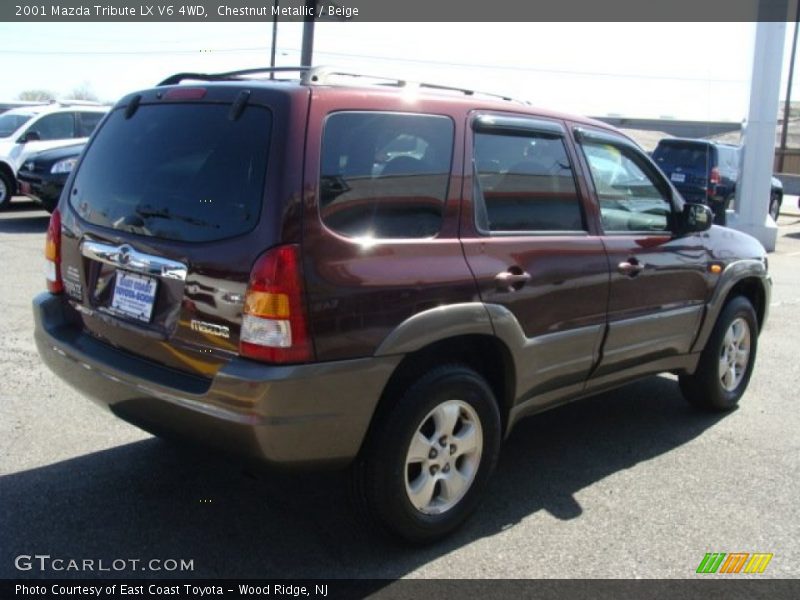 Chestnut Metallic / Beige 2001 Mazda Tribute LX V6 4WD