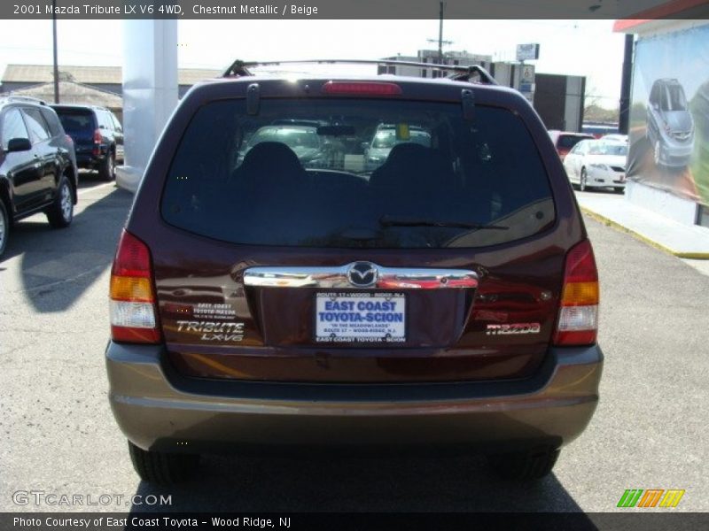 Chestnut Metallic / Beige 2001 Mazda Tribute LX V6 4WD