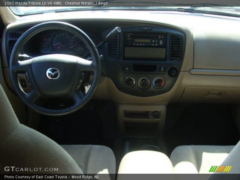 Chestnut Metallic / Beige 2001 Mazda Tribute LX V6 4WD