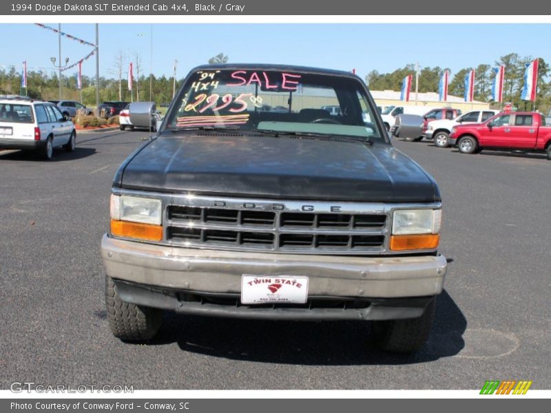 Black / Gray 1994 Dodge Dakota SLT Extended Cab 4x4