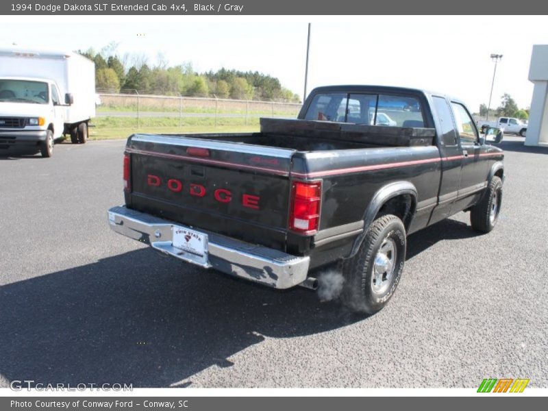 Black / Gray 1994 Dodge Dakota SLT Extended Cab 4x4