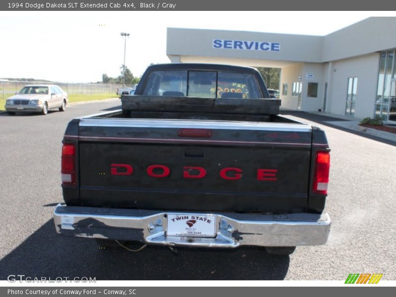 Black / Gray 1994 Dodge Dakota SLT Extended Cab 4x4
