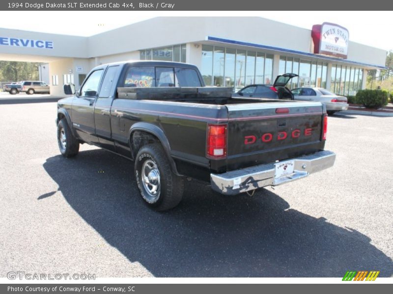 Black / Gray 1994 Dodge Dakota SLT Extended Cab 4x4