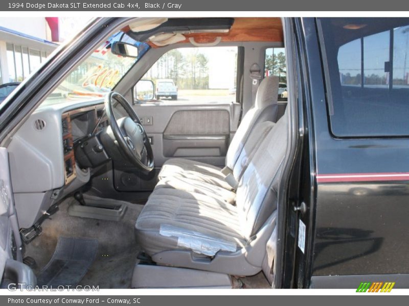 Black / Gray 1994 Dodge Dakota SLT Extended Cab 4x4