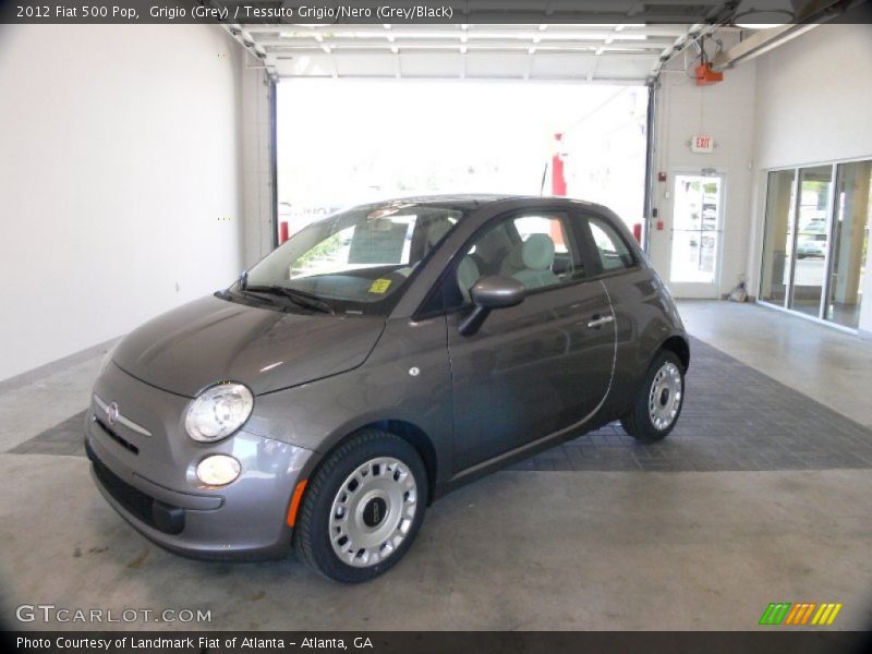 Grigio (Grey) / Tessuto Grigio/Nero (Grey/Black) 2012 Fiat 500 Pop