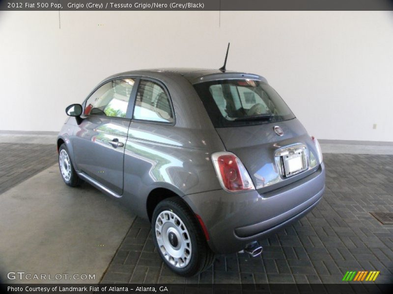 Grigio (Grey) / Tessuto Grigio/Nero (Grey/Black) 2012 Fiat 500 Pop