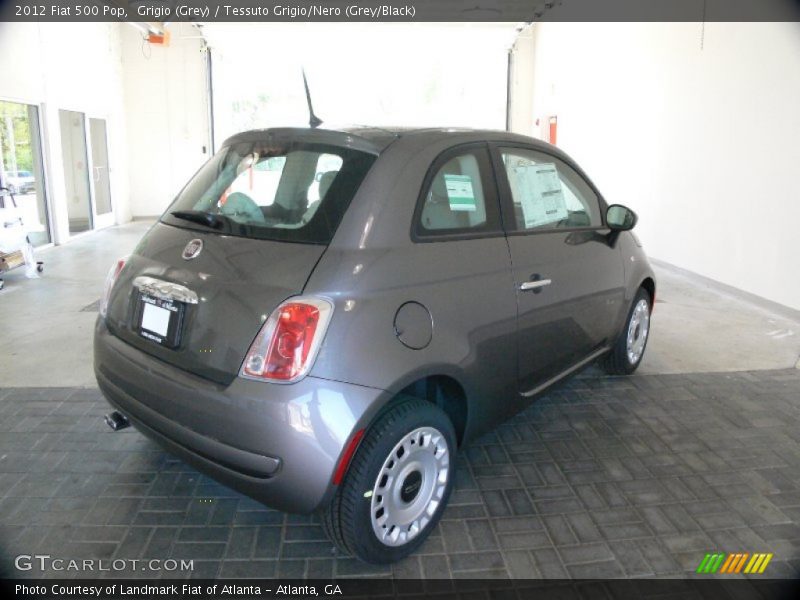 Grigio (Grey) / Tessuto Grigio/Nero (Grey/Black) 2012 Fiat 500 Pop