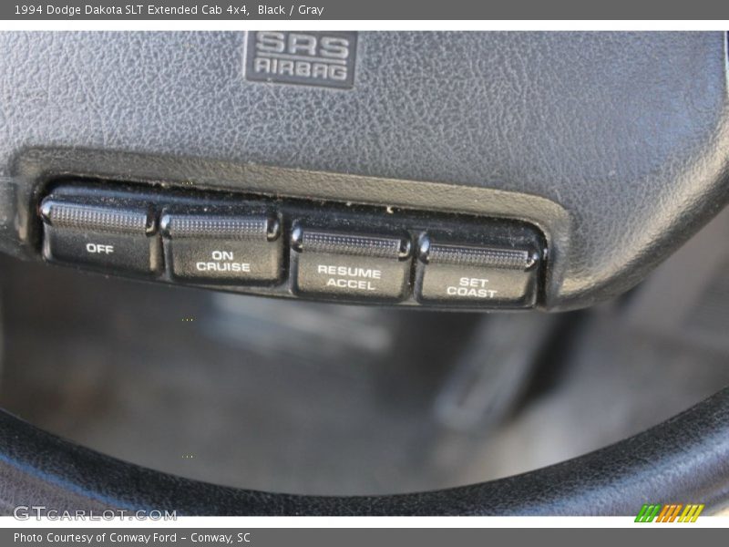 Black / Gray 1994 Dodge Dakota SLT Extended Cab 4x4