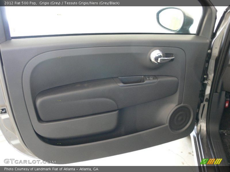 Grigio (Grey) / Tessuto Grigio/Nero (Grey/Black) 2012 Fiat 500 Pop