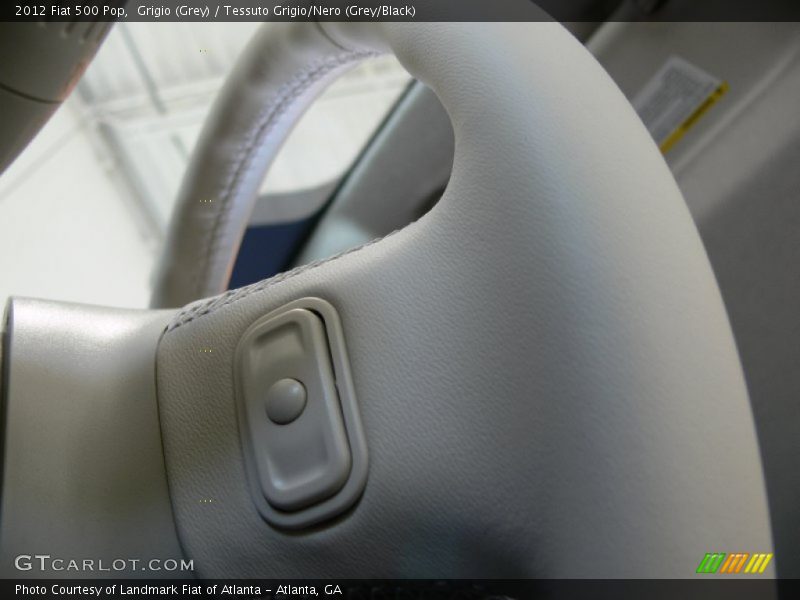 Grigio (Grey) / Tessuto Grigio/Nero (Grey/Black) 2012 Fiat 500 Pop