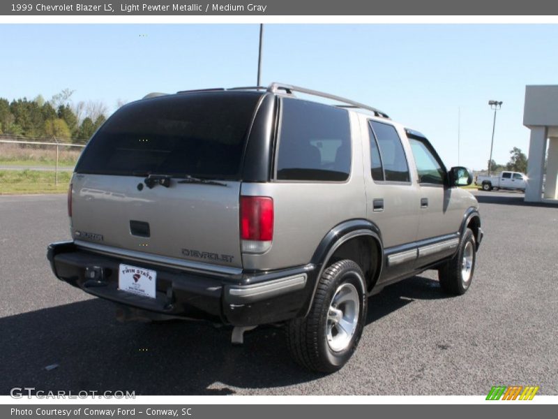 Light Pewter Metallic / Medium Gray 1999 Chevrolet Blazer LS