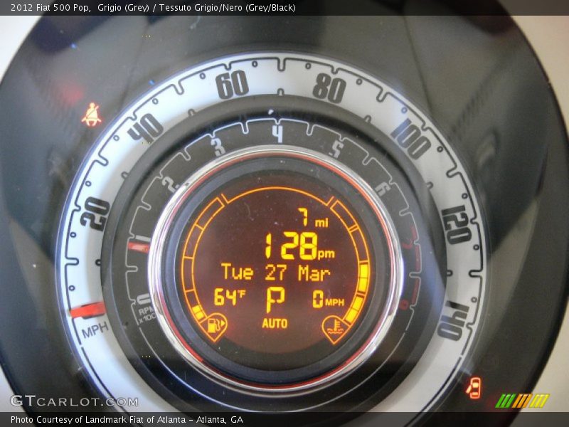 Grigio (Grey) / Tessuto Grigio/Nero (Grey/Black) 2012 Fiat 500 Pop