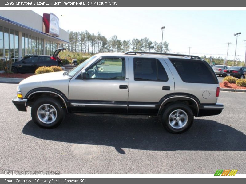 Light Pewter Metallic / Medium Gray 1999 Chevrolet Blazer LS