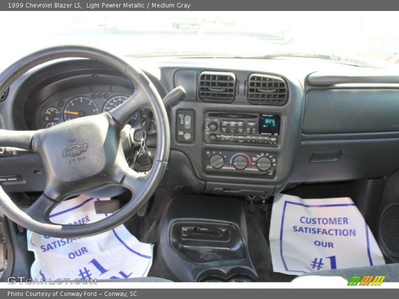 Light Pewter Metallic / Medium Gray 1999 Chevrolet Blazer LS