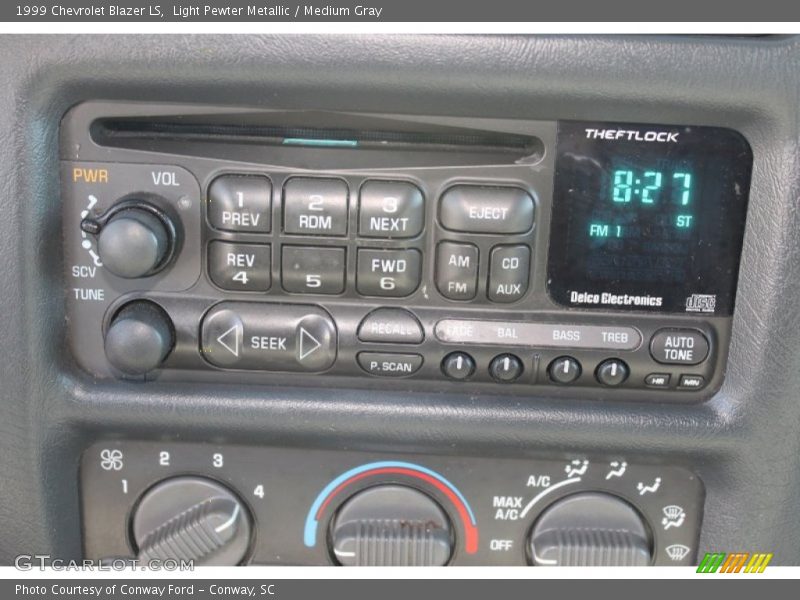 Light Pewter Metallic / Medium Gray 1999 Chevrolet Blazer LS