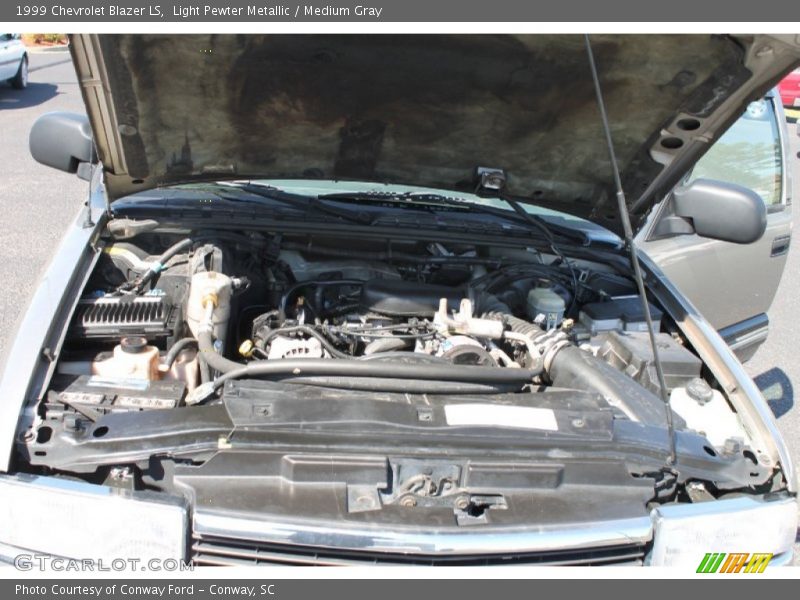 Light Pewter Metallic / Medium Gray 1999 Chevrolet Blazer LS