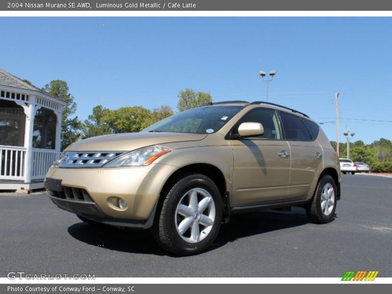 Luminous Gold Metallic / Cafe Latte 2004 Nissan Murano SE AWD