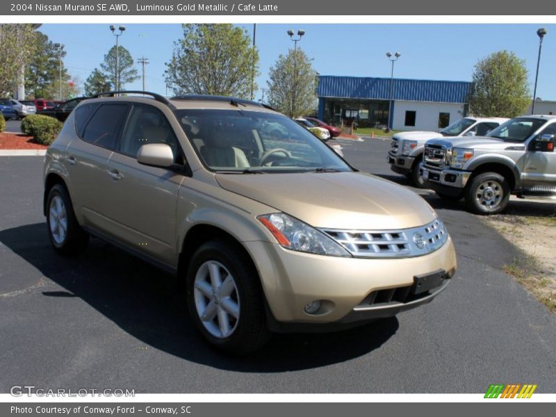 Luminous Gold Metallic / Cafe Latte 2004 Nissan Murano SE AWD