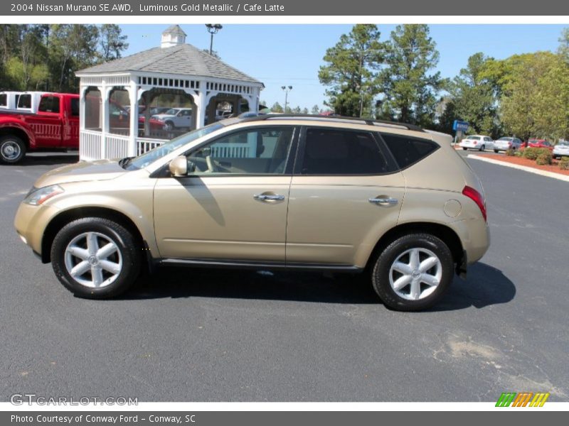 Luminous Gold Metallic / Cafe Latte 2004 Nissan Murano SE AWD